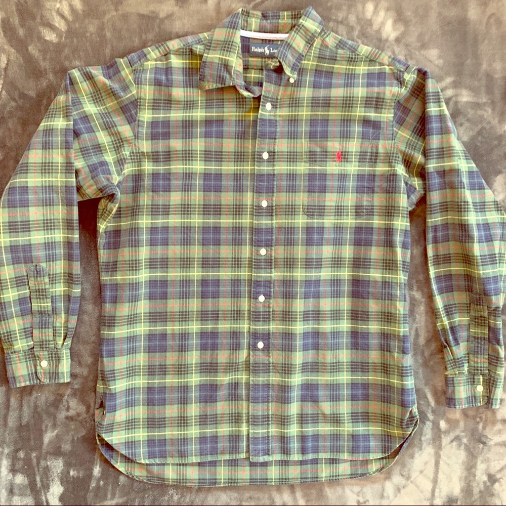 Ralph Lauren Long Sleeve Plaid Shirt